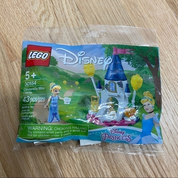 Disney Princess Lego Figure NIP 30554 Cinderella Brand New Mini Castle - Picture 1 of 2